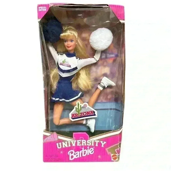 Arizona Wildcats Barbie Cheerleader Vintage 1996 Tucson AZ - Picture 1 of 12